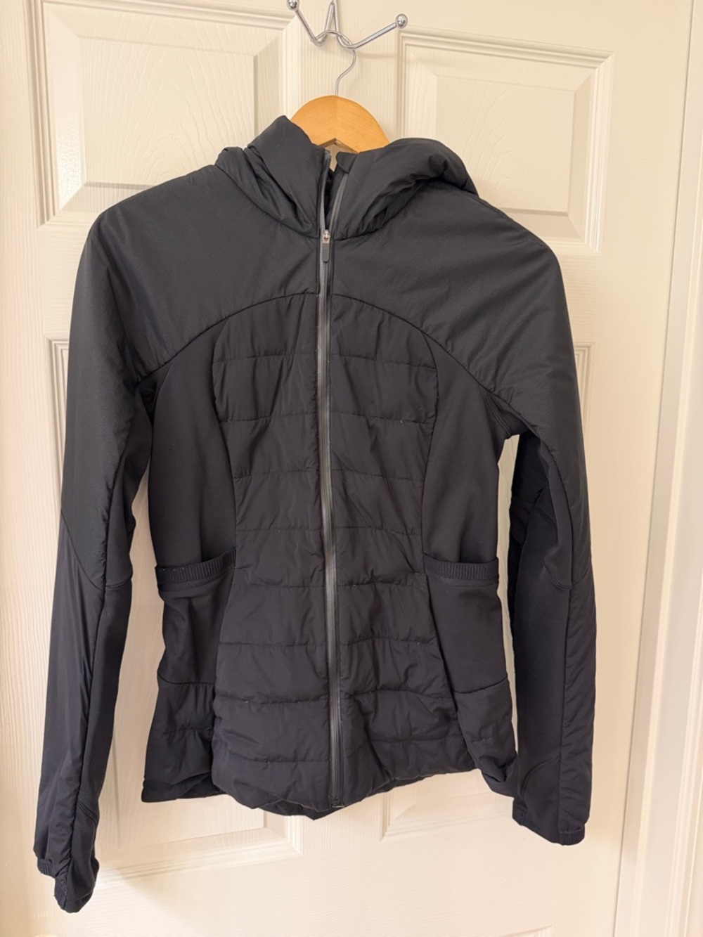 Lululemon Down For It All Jacket Black Size 8